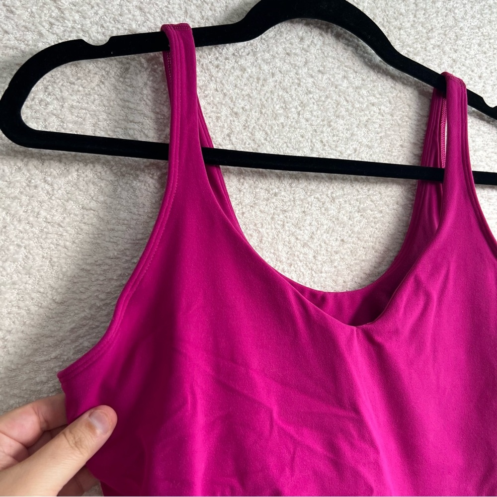Lululemon Women’s Align Tank Ripened Raspberry Bright Pink Purple Size 10 - Picture 4 of 7
